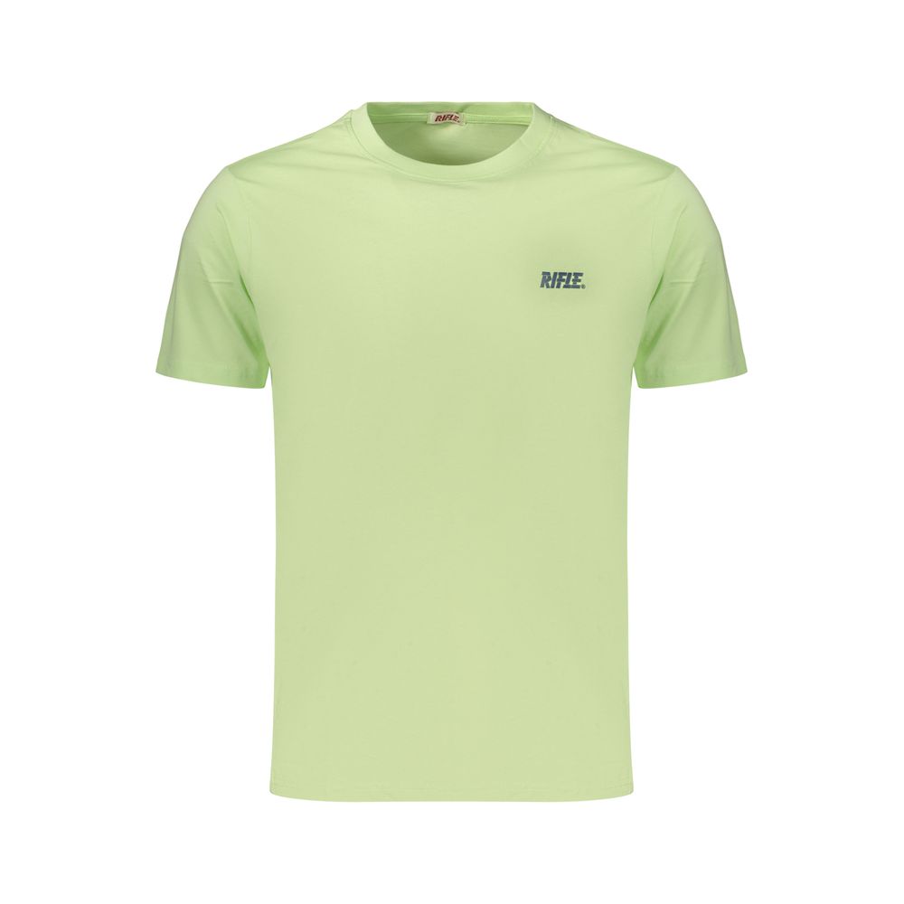 Rifle Grünes Baumwoll-T-Shirt für Herren