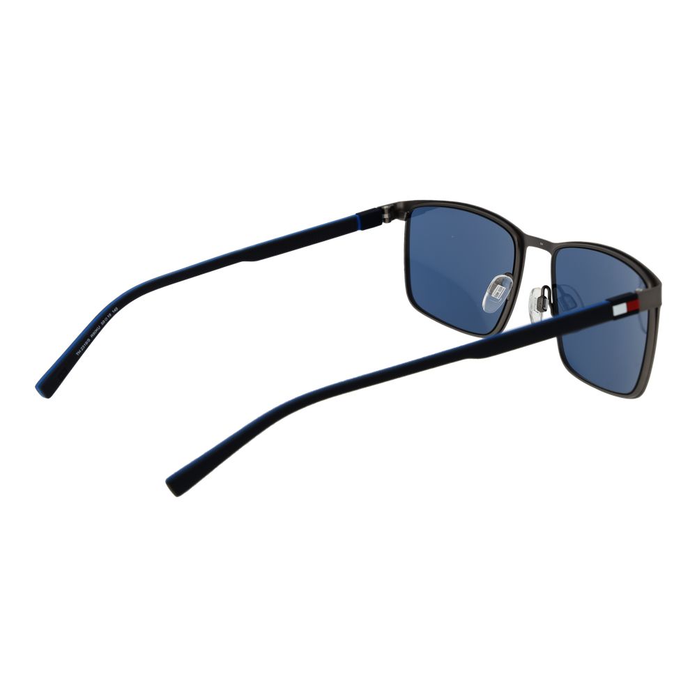 Tommy Hilfiger Graue Sonnenbrille aus Metall