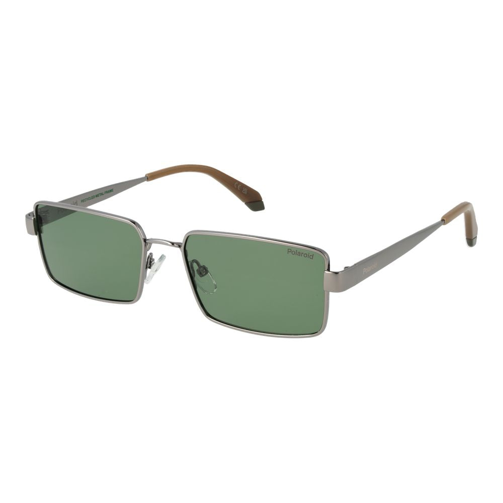 Polaroid Graue Sonnenbrille aus Metall