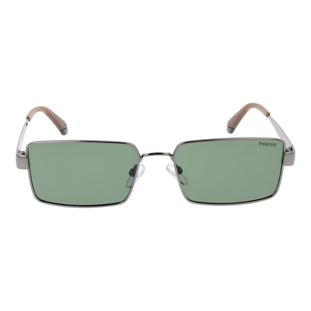 Polaroid Graue Sonnenbrille aus Metall