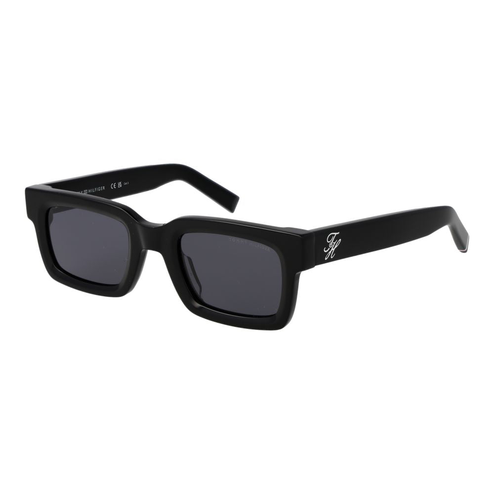 Tommy Hilfiger Schwarze Sonnenbrille aus Acetat