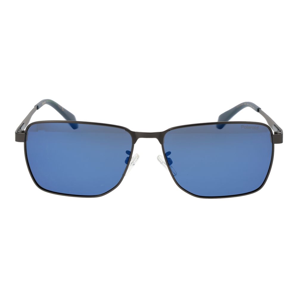Polaroid Graue Sonnenbrille aus Metall