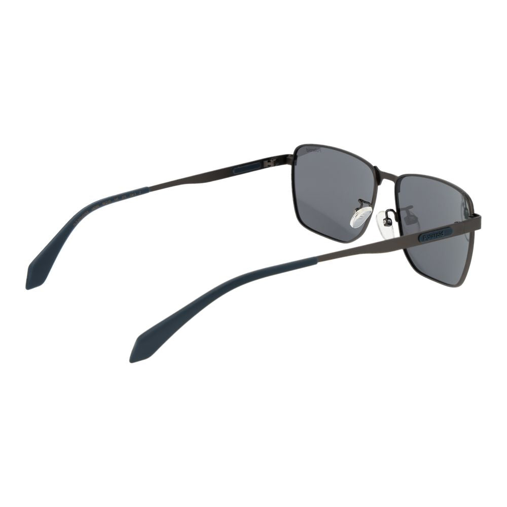 Polaroid Graue Sonnenbrille aus Metall