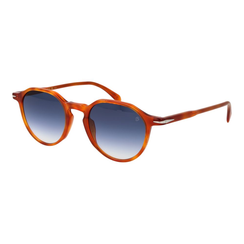 David Beckham Braune Sonnenbrille aus Acetat