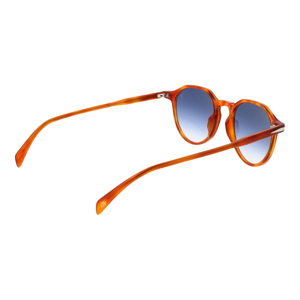 David Beckham Braune Sonnenbrille aus Acetat