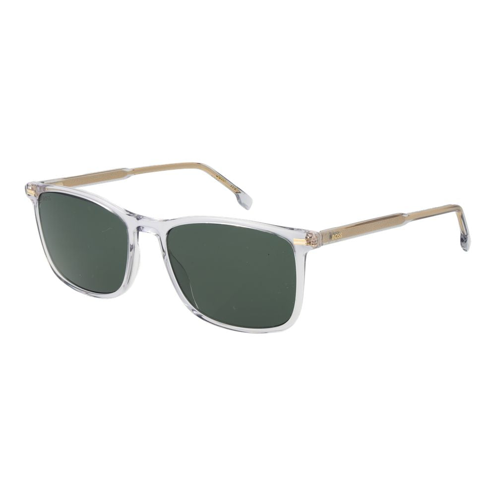 Hugo Boss Graue Sonnenbrille aus Acetat