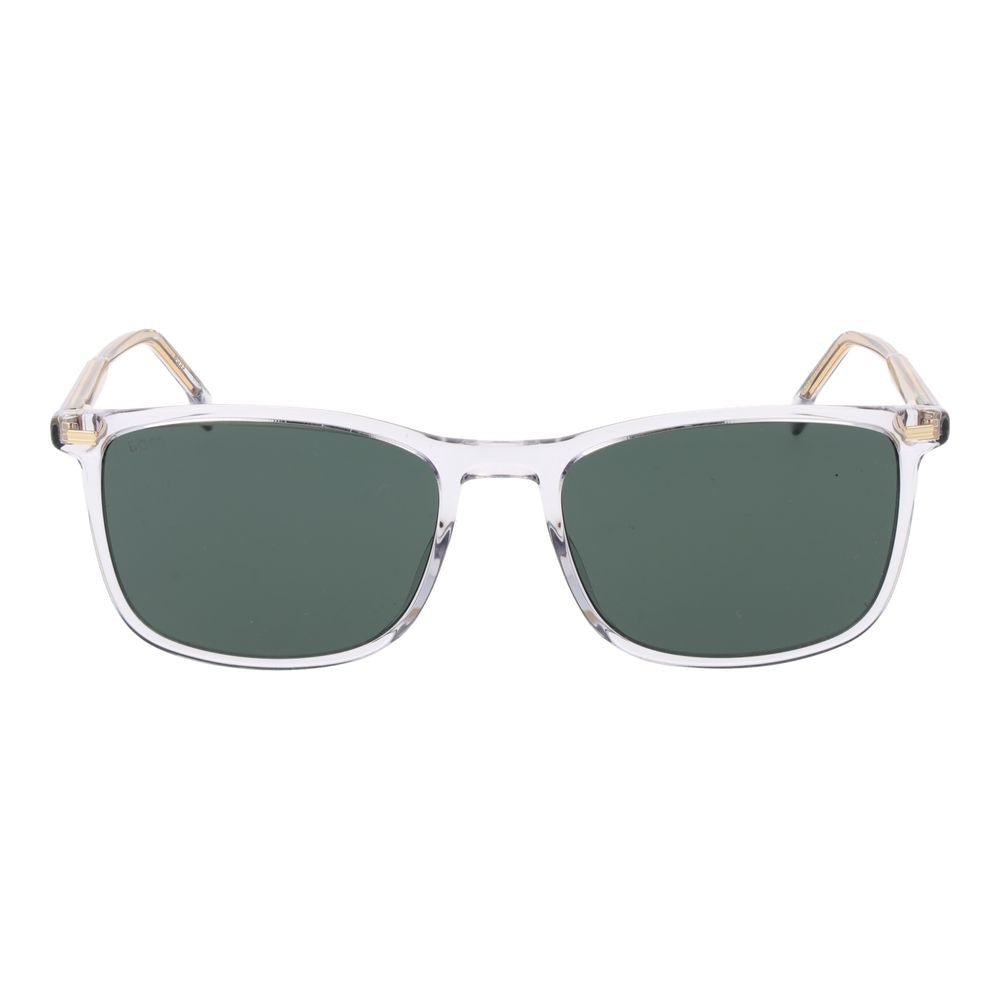 Hugo Boss Graue Sonnenbrille aus Acetat
