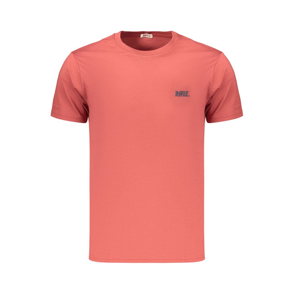 Rifle Rotes Baumwoll-T-Shirt für Herren