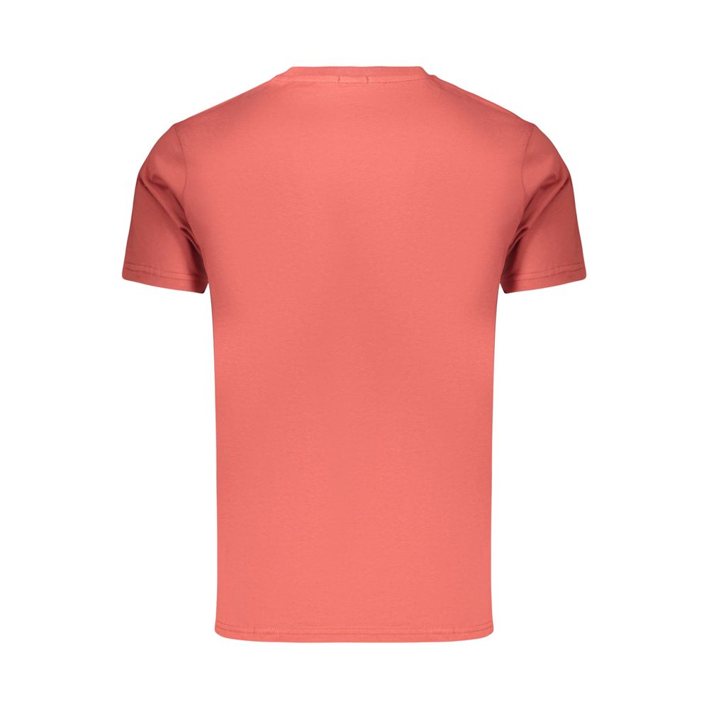 Rifle Rotes Baumwoll-T-Shirt für Herren
