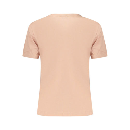Calvin Klein Rosa Baumwoll-T-Shirt für Damen