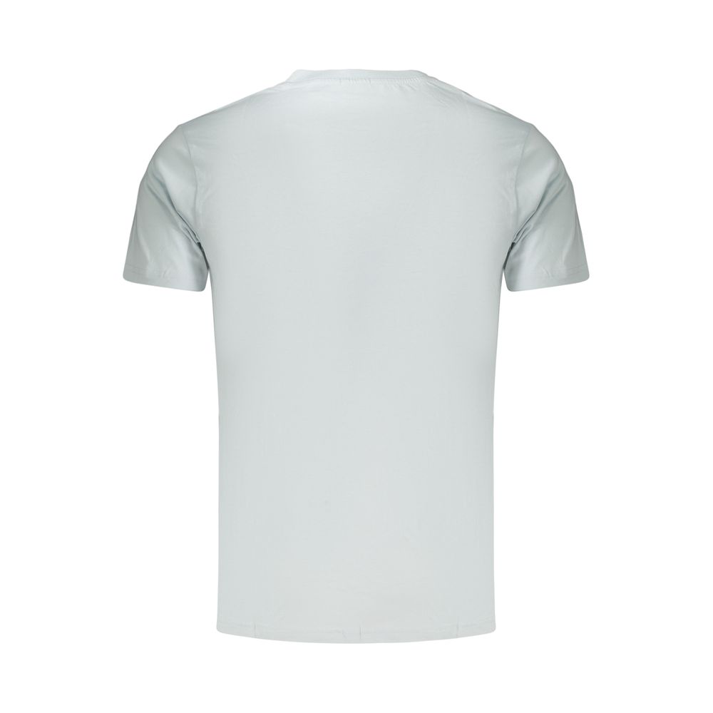 Rifle Hellblaues Herren-T-Shirt aus Baumwolle