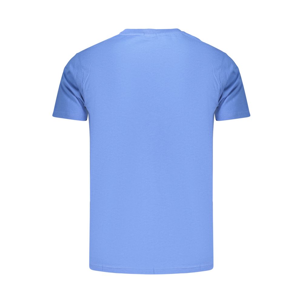 Rifle Blaues Baumwoll-T-Shirt für Herren