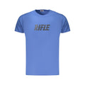 Rifle Baumwoll-T-Shirt in Blau