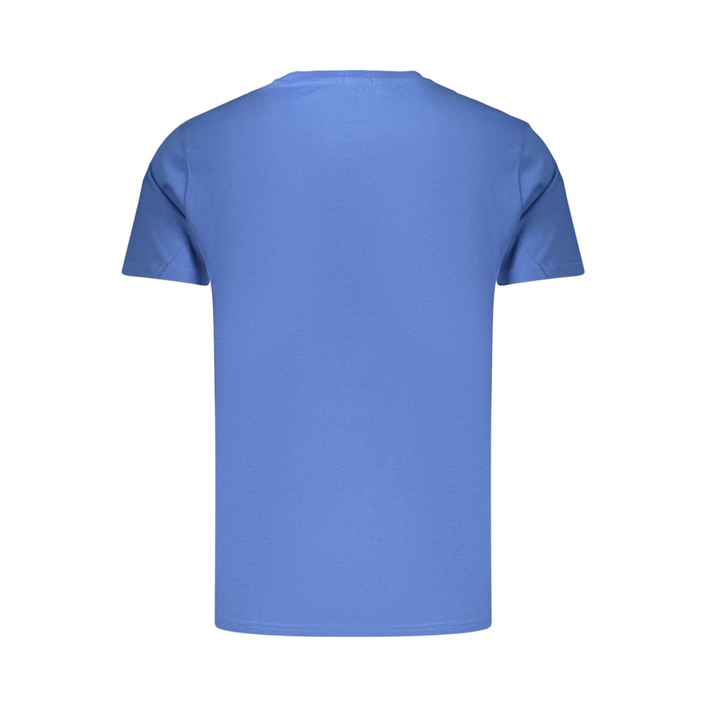 Rifle Baumwoll-T-Shirt in Blau