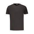 Rifle Schwarzes Baumwoll-T-Shirt für Herren