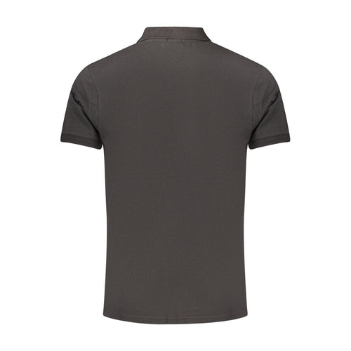 Rifle Schwarzes Herren-Poloshirt aus Baumwolle