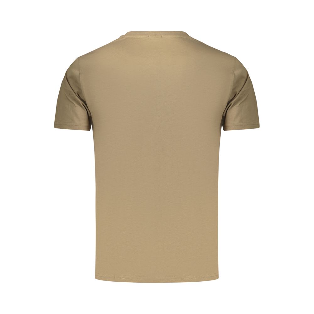 Rifle Braunes Baumwoll-T-Shirt für Herren