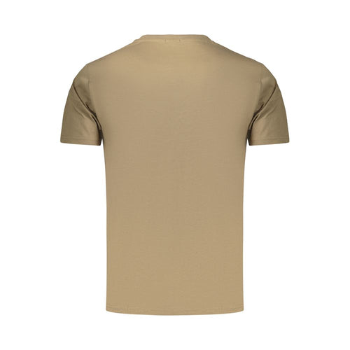 Rifle Braunes Baumwoll-T-Shirt für Herren
