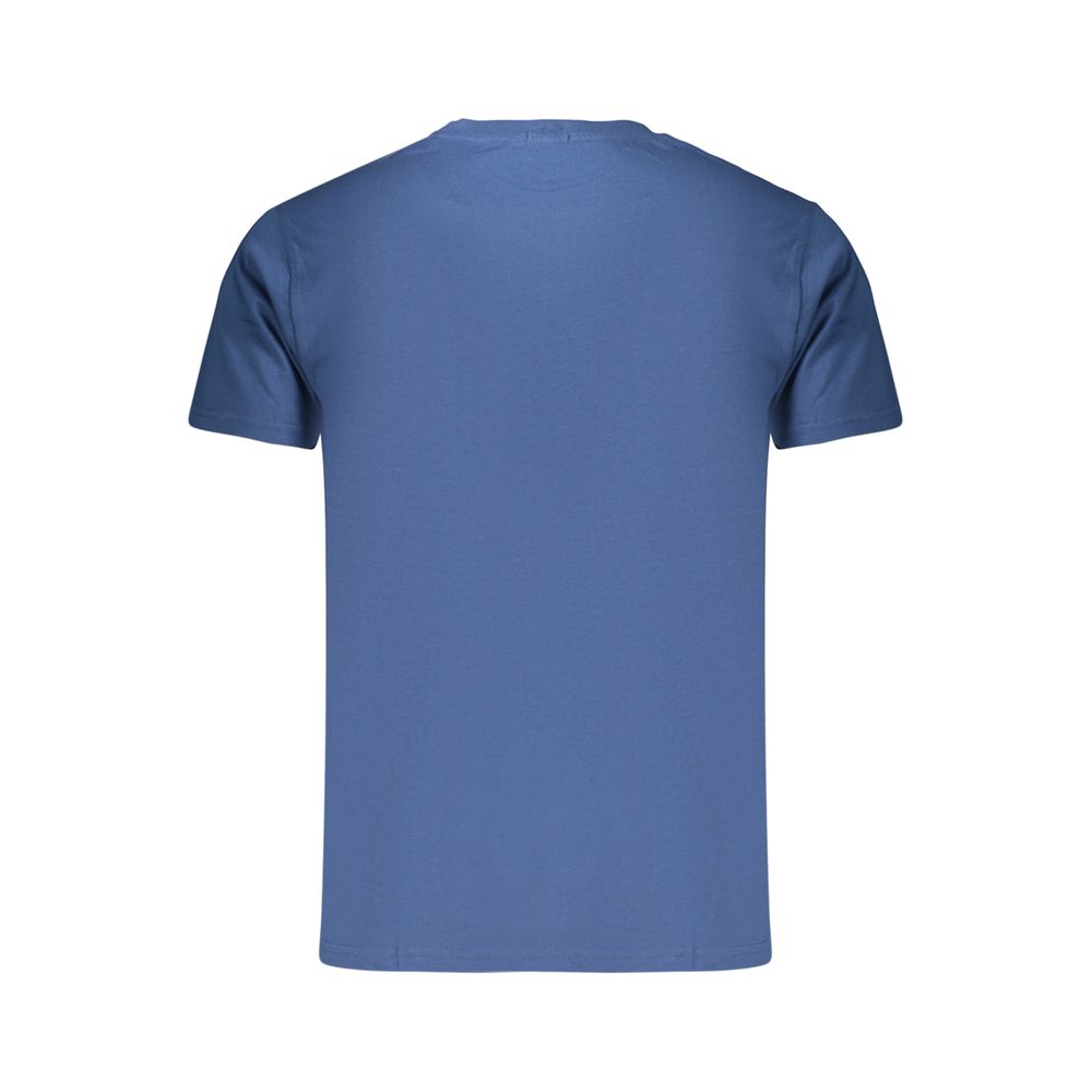 Rifle Blaues Baumwoll-T-Shirt für Herren