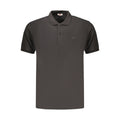 Rifle Schwarzes Baumwoll-Poloshirt für Herren