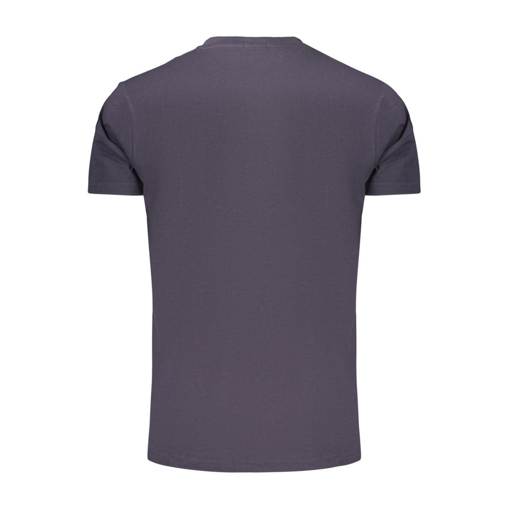 Rifle Blaues Baumwoll-T-Shirt für Herren