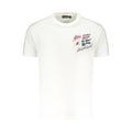 Napapijri Weißes Herren-T-Shirt aus Baumwolle