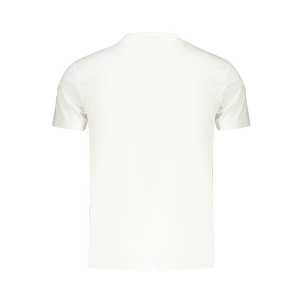 Napapijri Weißes Herren-T-Shirt aus Baumwolle