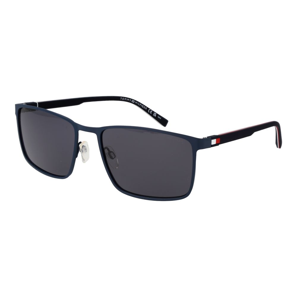 Tommy Hilfiger Blaue Sonnenbrille aus Metall