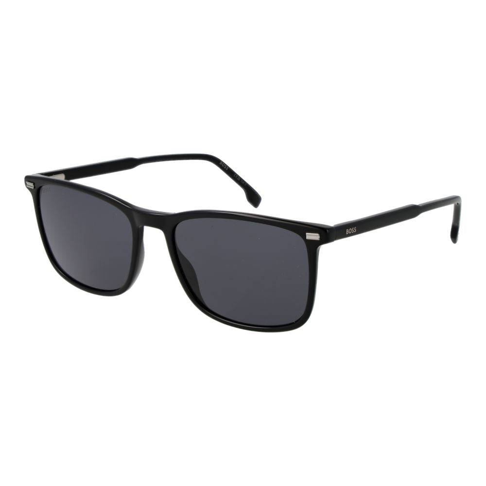 Hugo Boss Schwarze Sonnenbrille aus Acetat