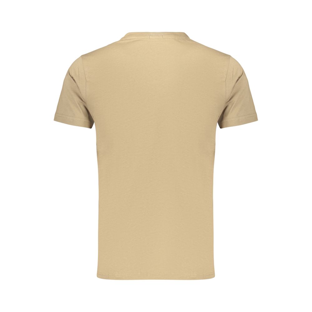 Rifle Braunes Baumwoll-T-Shirt für Herren