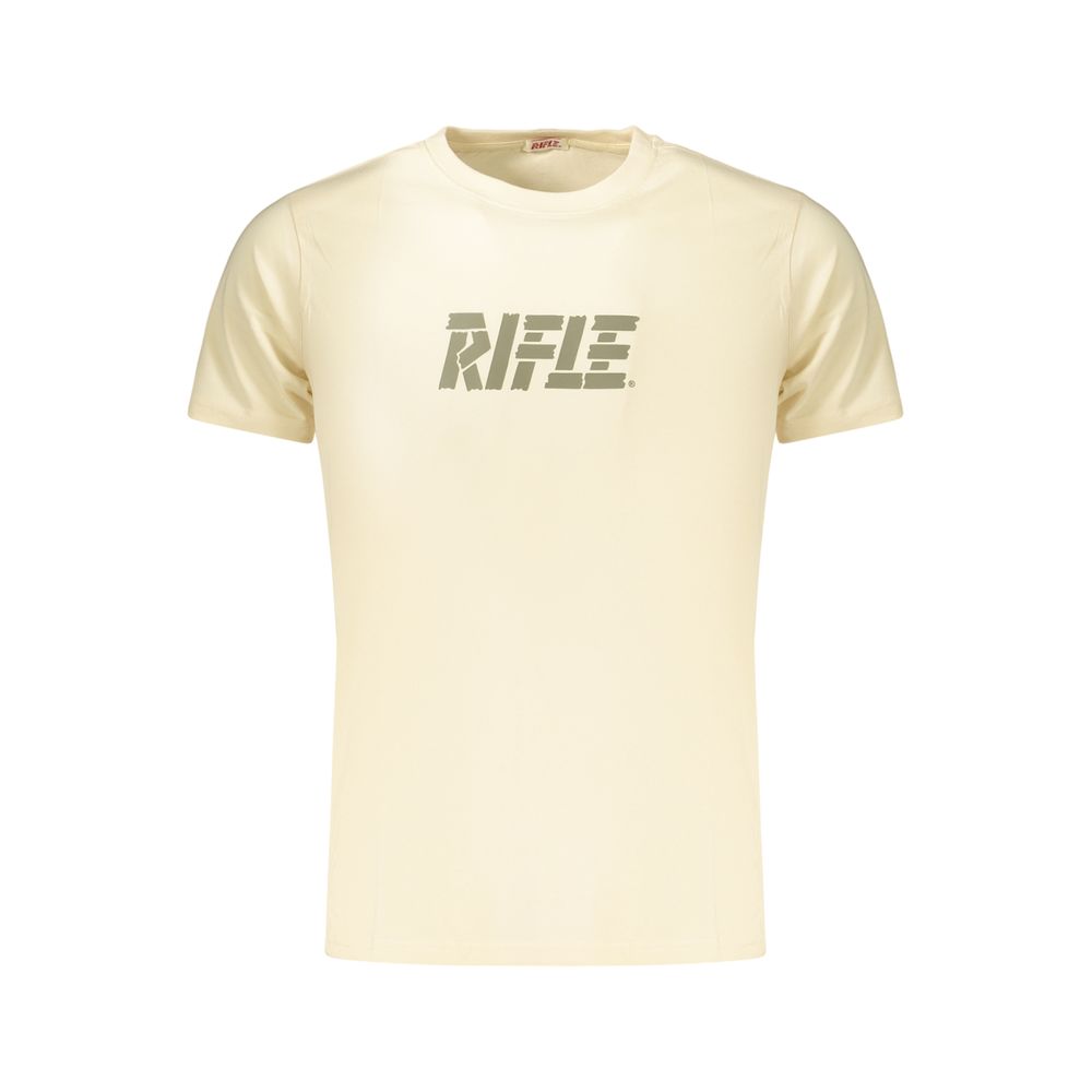 Rifle Beige Baumwoll-T-Shirt für Herren