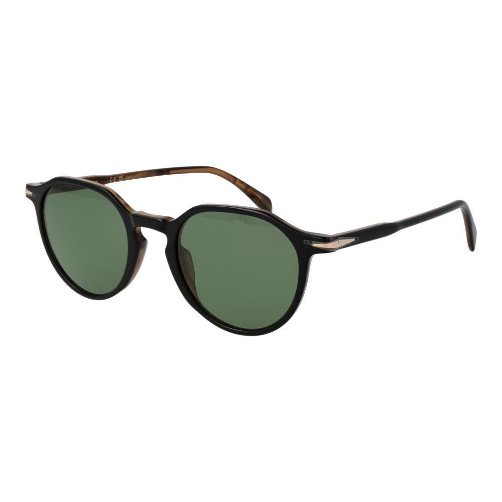 David Beckham Schwarze Sonnenbrille aus Acetat