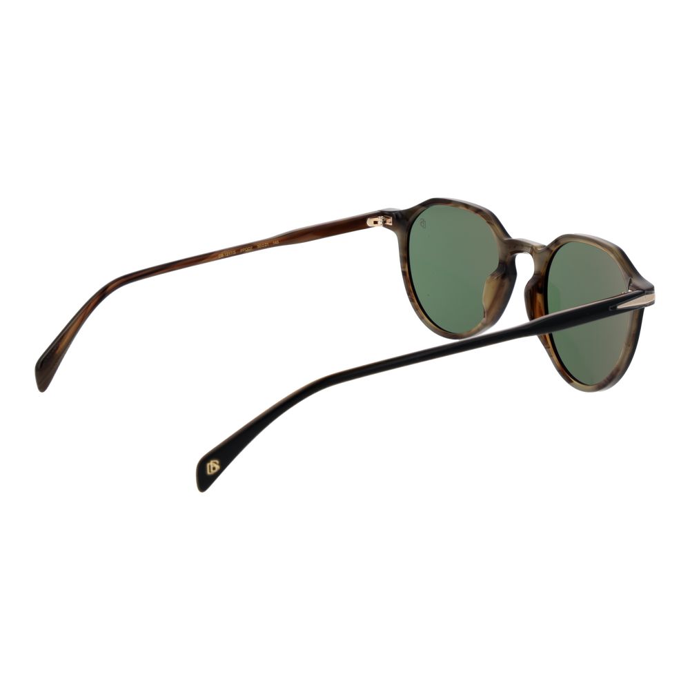 David Beckham Schwarze Sonnenbrille aus Acetat