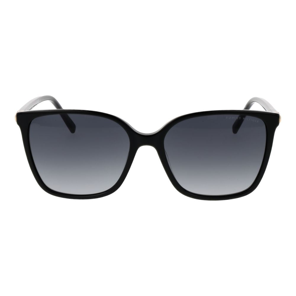 Tommy Hilfiger Schwarze Sonnenbrille aus Acetat
