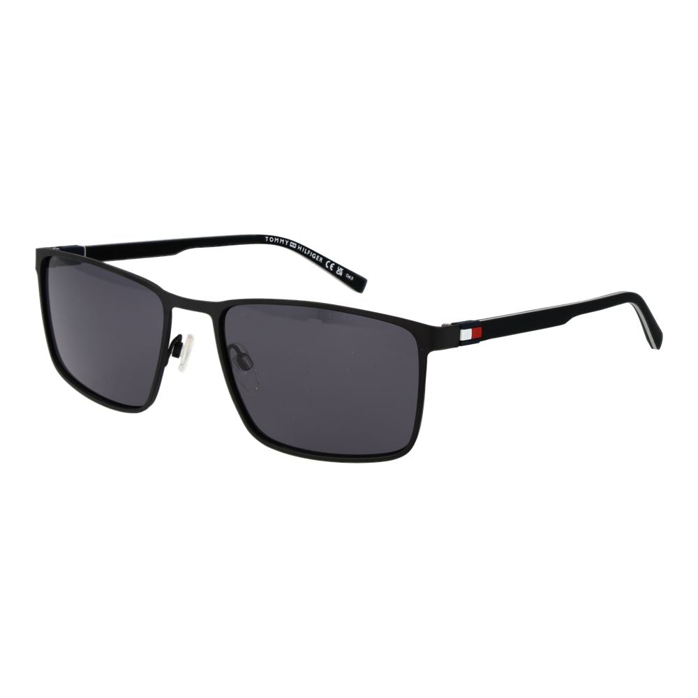 Tommy Hilfiger Schwarze Sonnenbrille aus Metall