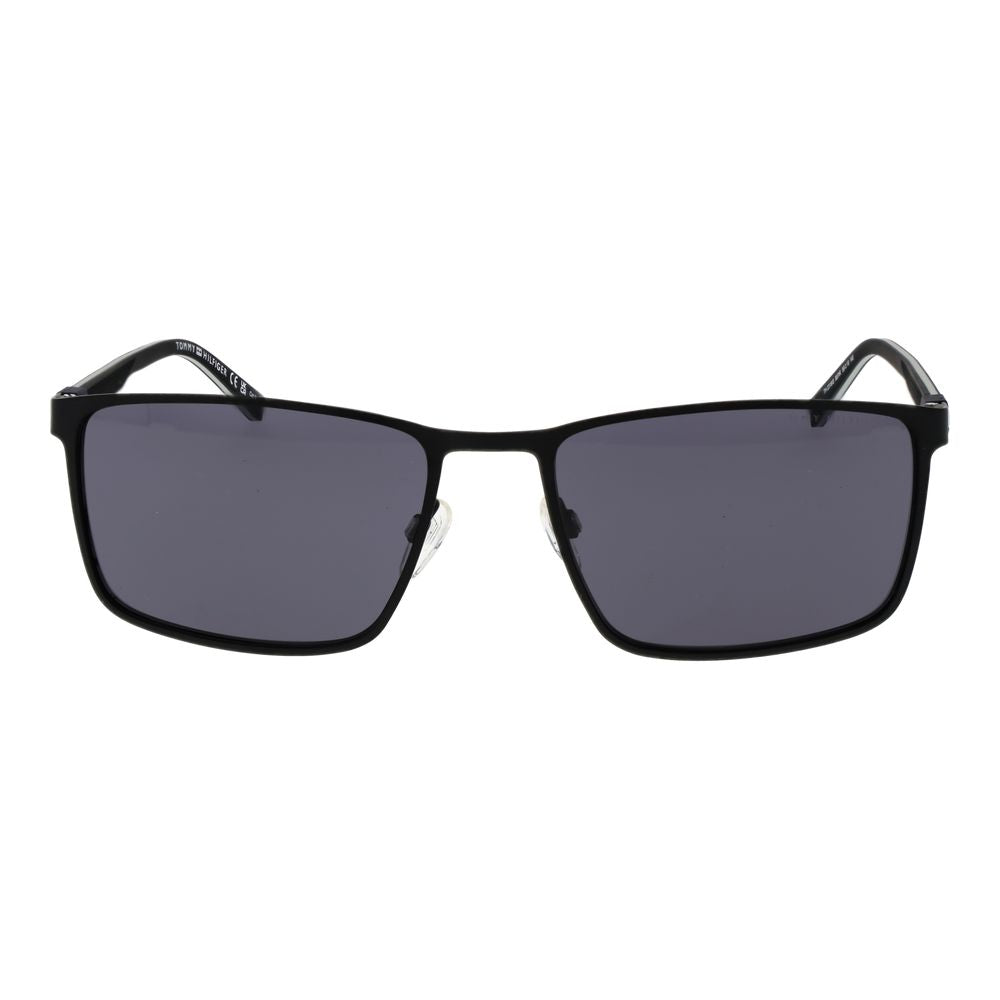 Tommy Hilfiger Schwarze Sonnenbrille aus Metall