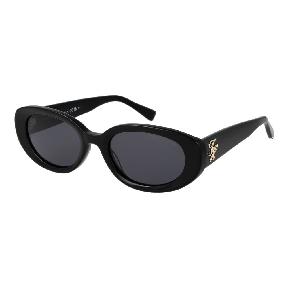 Tommy Hilfiger Schwarze Sonnenbrille aus Acetat