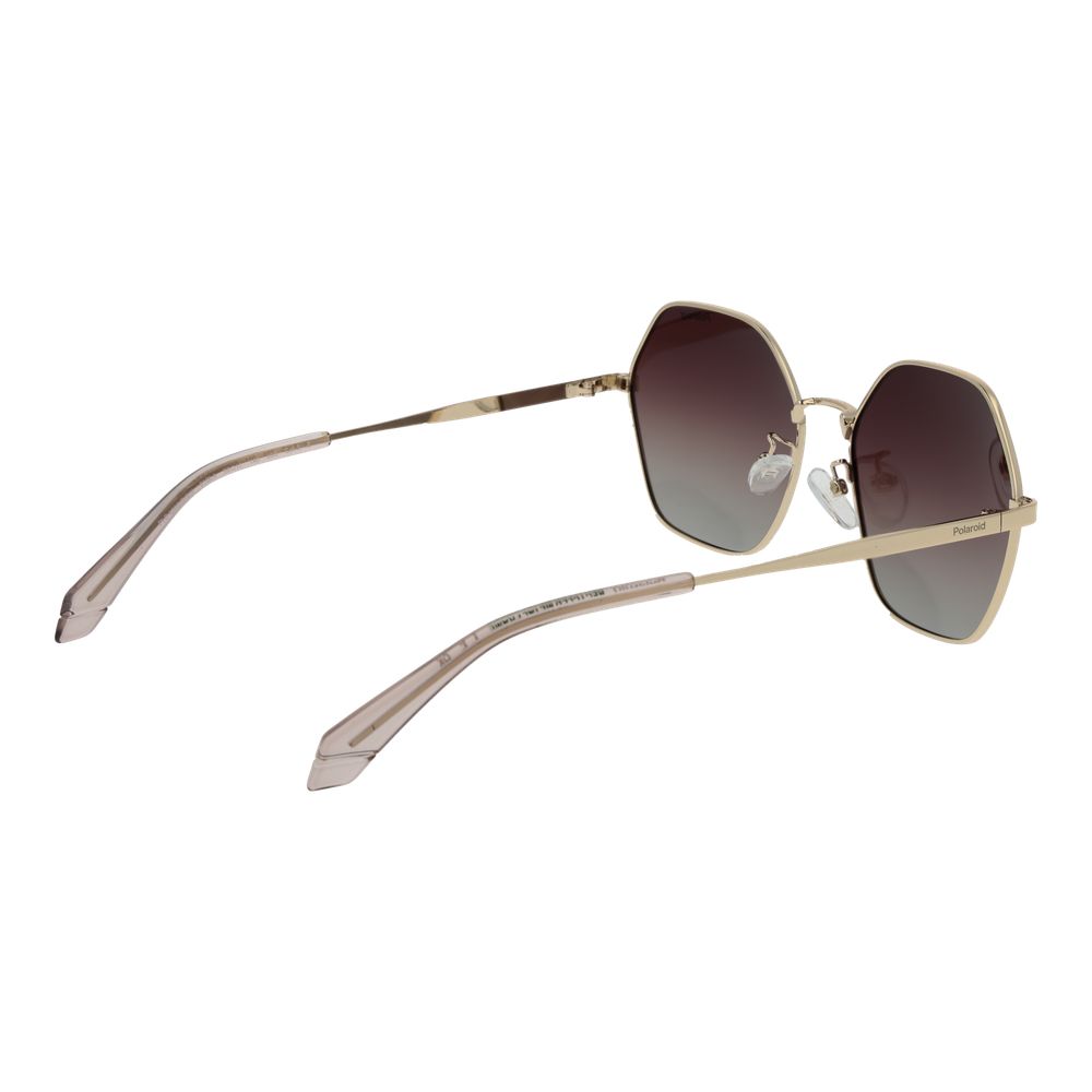 Polaroid Sonnenbrille aus Goldmetall