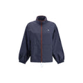 Prada Blaue Shell-Jacke aus Polyamid