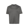 Herno Graues Baumwoll-T-Shirt