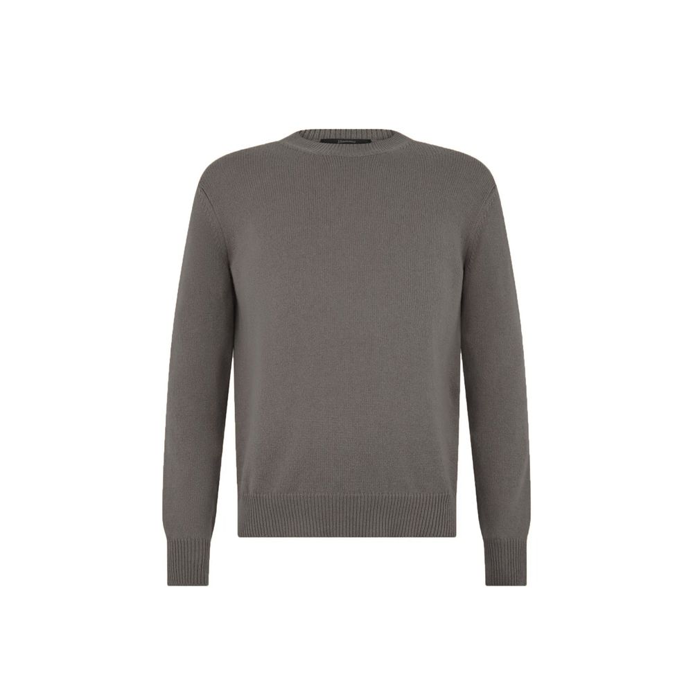 Herno Grauer Kaschmirpullover