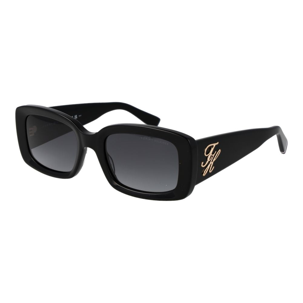 Tommy Hilfiger Schwarze Sonnenbrille aus Acetat