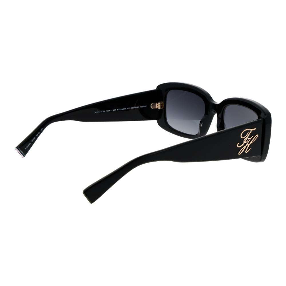 Tommy Hilfiger Schwarze Sonnenbrille aus Acetat