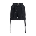 Alexander McQueen Schwarze Baumwoll-Bermudashorts