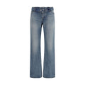 Alexander McQueen Blaue Jeans aus Baumwolle im geraden Schnitt