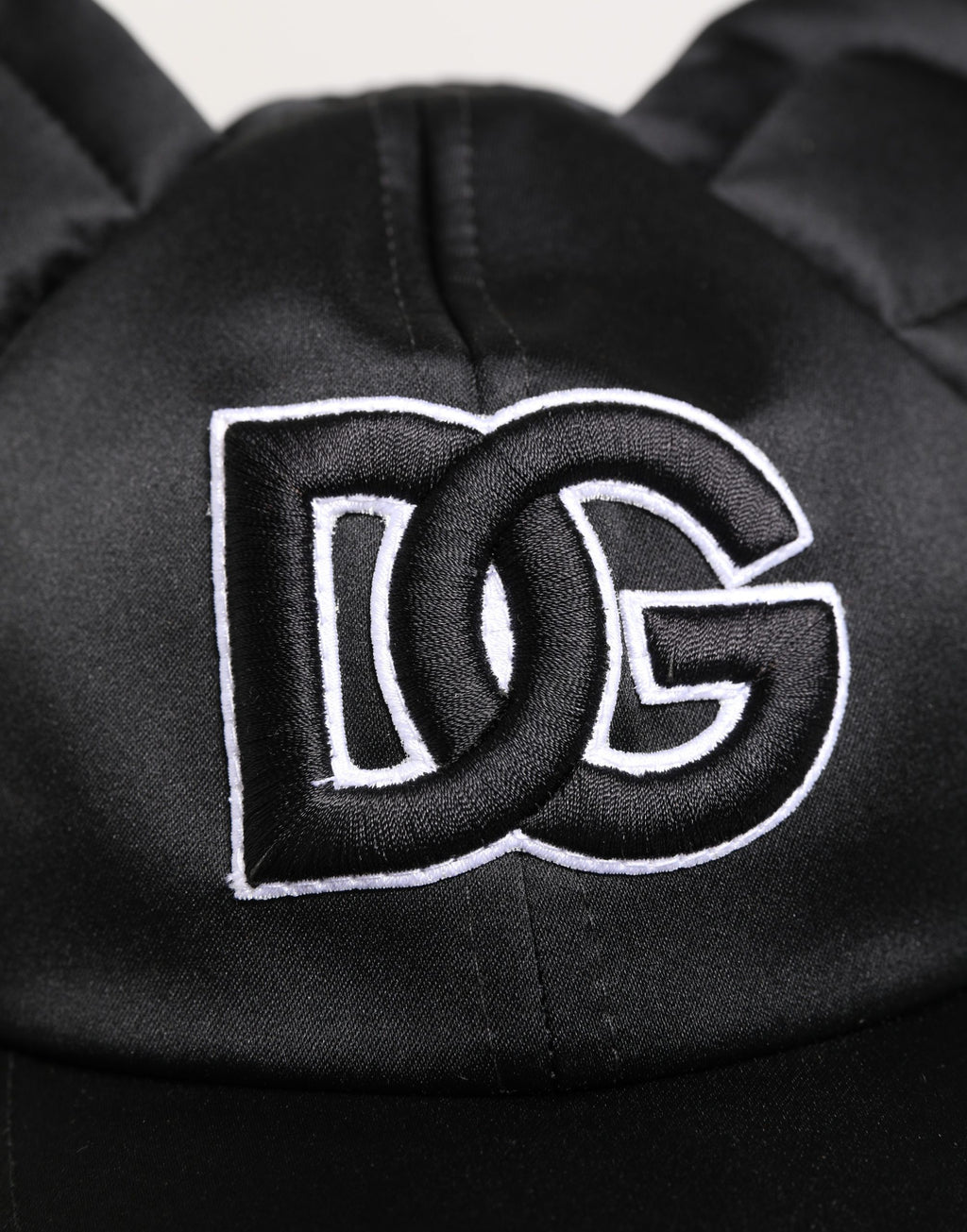 Dolce & Gabbana Herren Baseballcap aus schwarzem Samt mit Tiermotiv