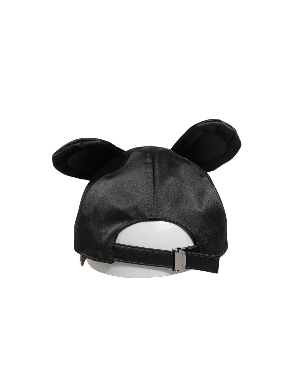 Dolce & Gabbana Herren Baseballcap aus schwarzem Samt mit Tiermotiv