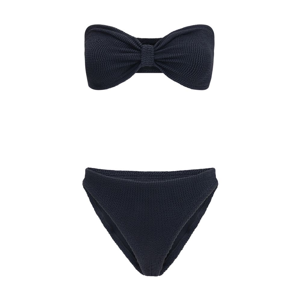 Hunza G Schwarzer Bikini aus Polyamid