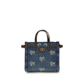 Valentino Garavani Blaue Baumwoll-Handtasche