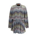 Missoni Mehrfarbiges Freizeitkleid aus Viskose